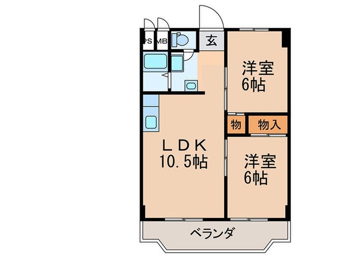 オリンピア75 間取り
