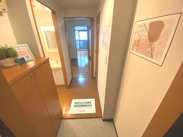 小川の荘 玄関