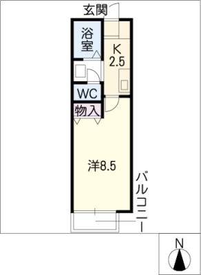 ＶＩＥＷ　ＣＯＵＲＴⅡ 間取り