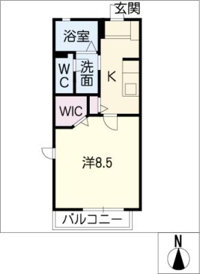 アクエルド明大寺 間取り