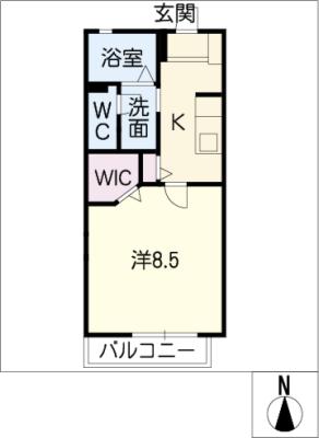アクエルド明大寺 間取り