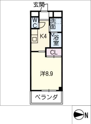 ミキスクエア橋目Ⅱ 間取り