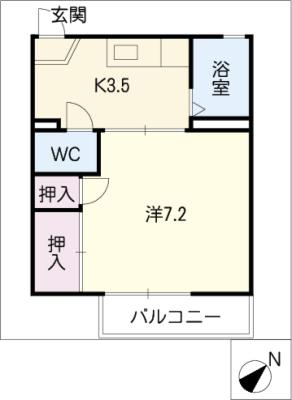 グリーンヴィラ平野Ｂ 間取り