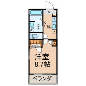 カーサ田代Ⅱ 間取り