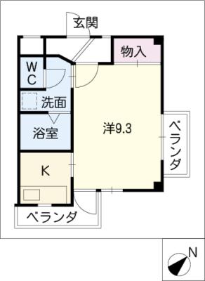 ル・ポール八事　南棟 間取り