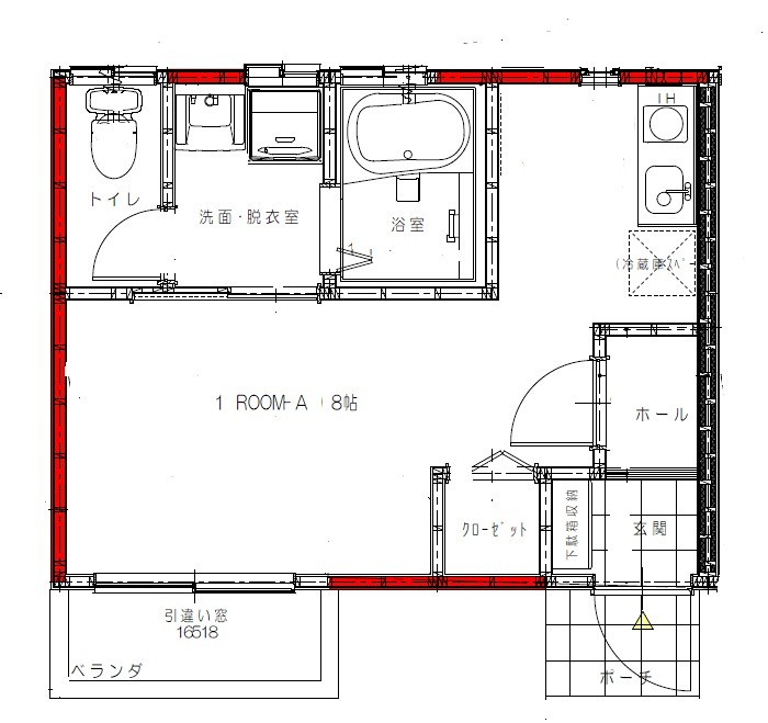 M.KホームⅢ 間取り