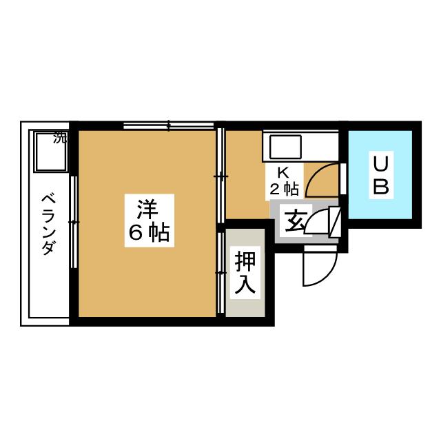 コーポ大橋 間取り