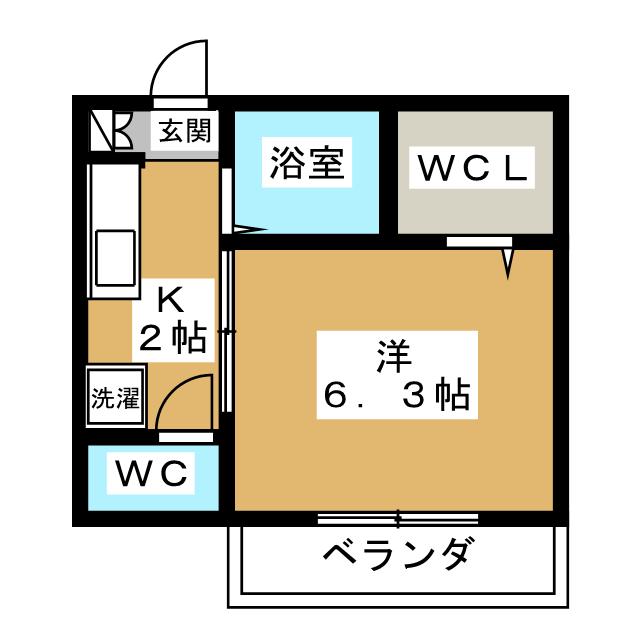 リビングヒルズ名城 間取り
