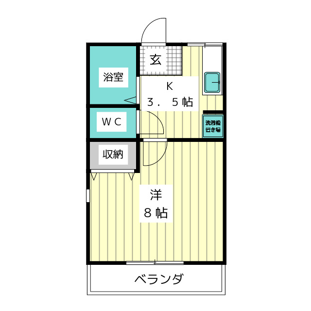 アネックス平和が丘Ⅱ 間取り