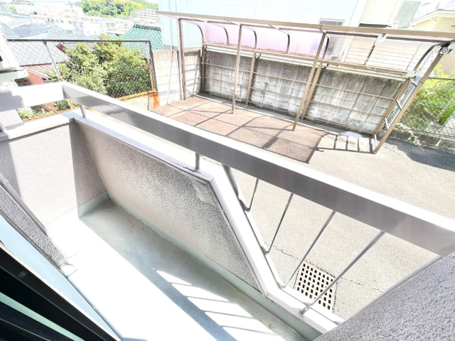明和マンション ベランダ