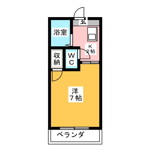 メイプルハウスＢ棟 間取り