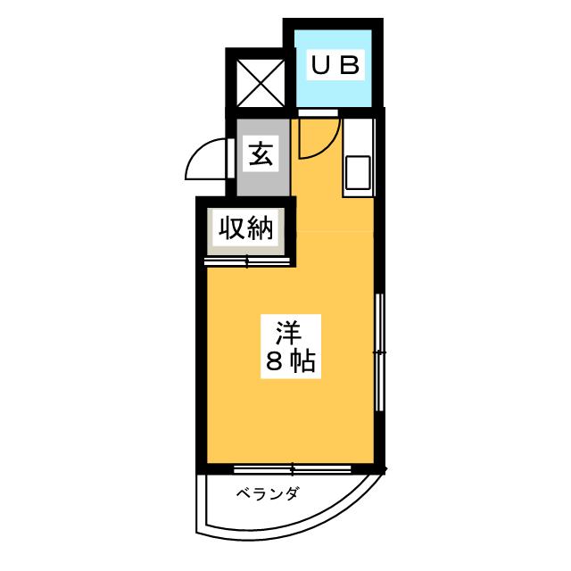 コーポ大橋 間取り