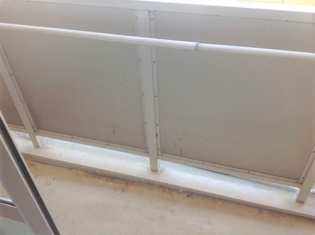 キャッスルハウス田園 ベランダです。