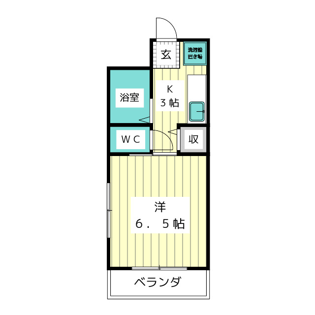 KATSUNO　Ⅱ 間取り