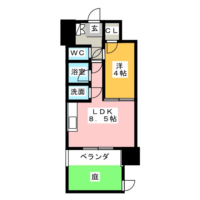 LaSante東別院 間取り