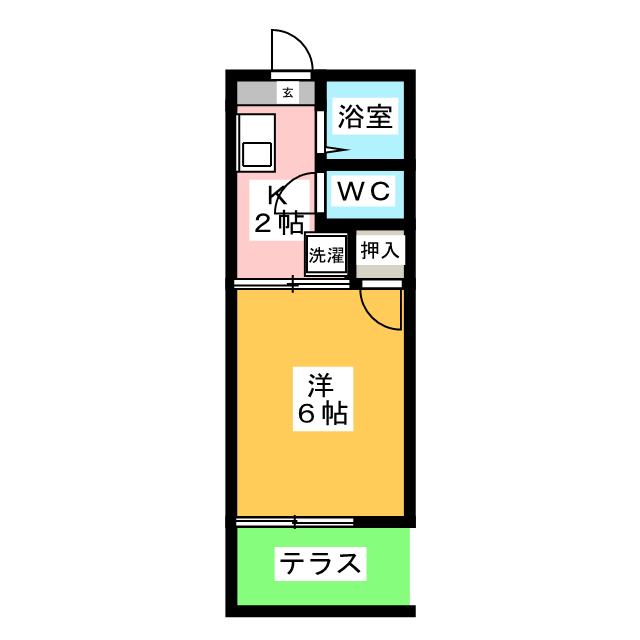 メゾン米野木 間取り