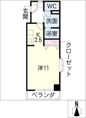 アヴェニューコート中野Ｃ棟 間取り